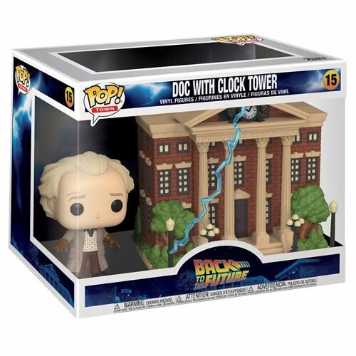 Back to the Future Dock with Clock Tower Pop! Town Vinyl Figure #15