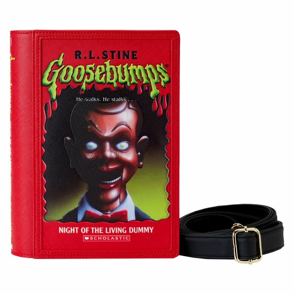 Loungefly Goosebumps Slappy Book Cover Crossbody Bag