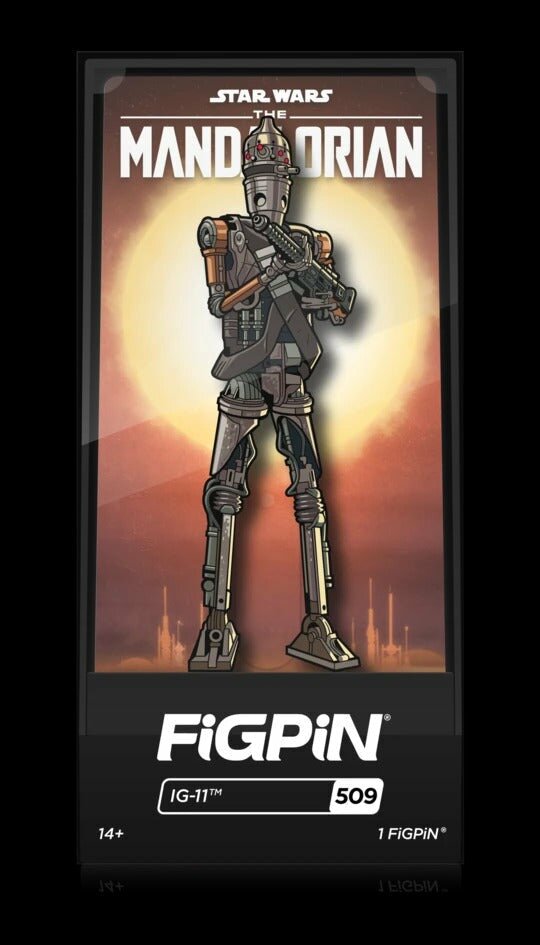 Star Wars: The Mandalorian IG-11 FiGPiN #509 Classic 3-Inch Enamel Pin