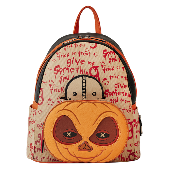 Loungefly Trick or Treat Pumpkin Cosplay Mini Backpack