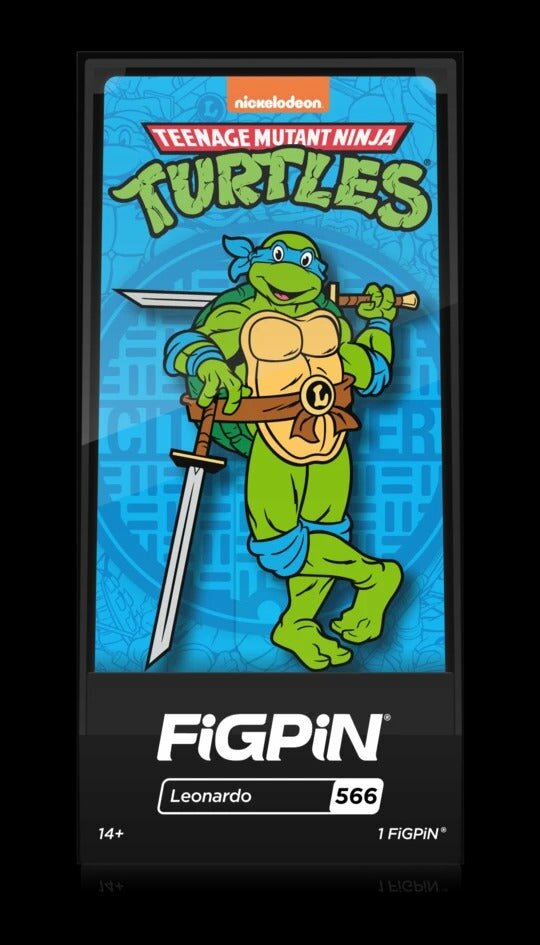 Teenage Mutant Ninja Turtles Leonardo FiGPiN #566 Classic 3-Inch Enamel Pin