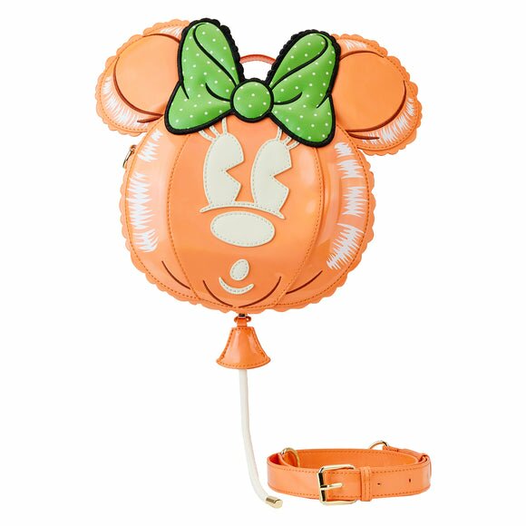 Loungefly Stitch Shoppe Disney Minnie Mouse Pumpkin Balloon Crossbody Bag