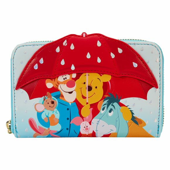 Loungefly Disney Winnie the Pooh and Friends Rainy Day Ziparound Wallet