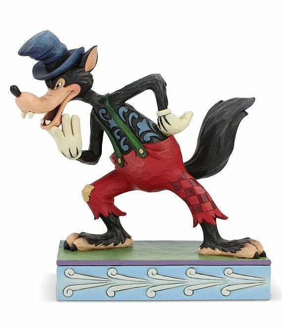 Disney Traditions Big Bad Wolf I'll Huff and I'll Puff Figurine by Jim Shore