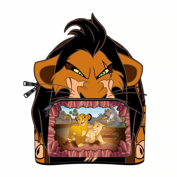 Loungefly Disney Lion King Villains Scene Scar Mini Backpack
