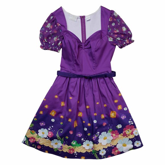 Loungefly Stitch Shoppe Disney Rapunzel Floral Lantern Allison Dress