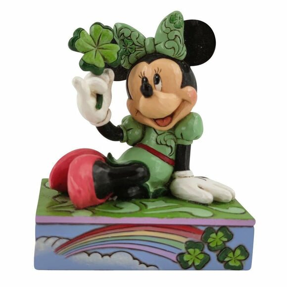 Disney Traditions Minnie Shamrock Personality by Jim Shore